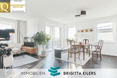 Neuwertige 3-Zimmer-Wohnung mit erstklassiger Ausstattung und Südbalkon in Achim-Zentrum!