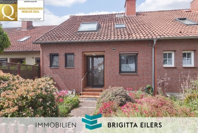 Ohne Käuferprovision! Solides Reihenhaus mit Terrasse, Garten und Garage in zentraler Lage Achims